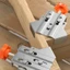 Định vị kẹp góc TUYỆT VỜI, Kẹp chắc chắn khung DIY 90° Kẹp góc phải, Dụng cụ gỗ hữu ích Kẹp khung cố định bằng thép không gỉ