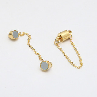 Vòng Tay/Vòng Cổ Nam Châm Vàng 14K/18K, Chống Rơi, Màu Bền Lâu, An Toàn Cho Người Dùng