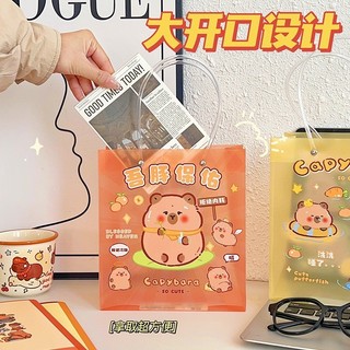 Túi Nhựa Hoạt Hình Capybara, Túi Nhựa Hoạt Hình, Túi Quà Tặng
