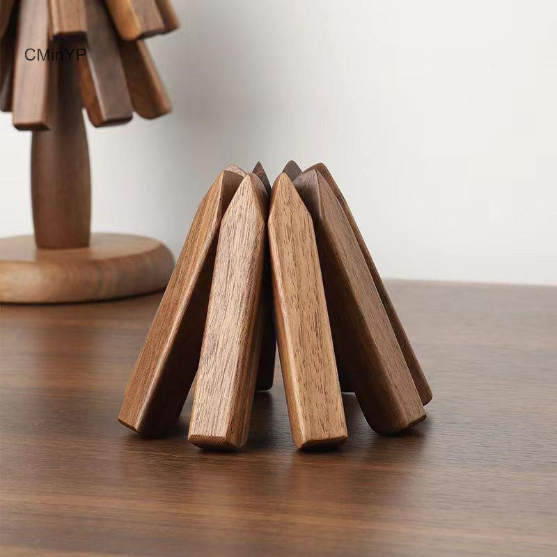 Cminyp Trivets Cho Đĩa Nóng Tấm Cách Nhiệt, Bộ Trivet Hình Cây, Coaster Cho Ấm Trà Lẩu Halloween Quà Tặng Giáng Sinh Vinh Quang