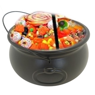 Comereally Lớn 12 Phù Thủy Cauldron Ấm Siêu Tốc Kẹo Bát Halloween Trang Trí Tiệc