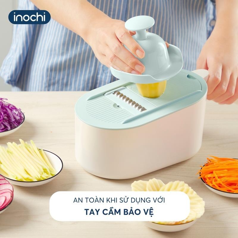 Bộ nạo cắt rau củ Inochi - cao cấp, đa năng, tiện lợi, cắt nhỏ, vụn ...
