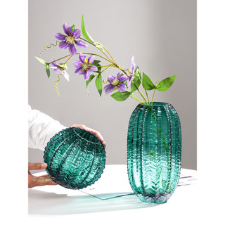 Trang Trí Nhà Cửa Sáng Tạo Niche Cảm Giác Cao Cấp Bình Thủy Tinh Xương Rồng Nước Trồng Hoa Phòng Khách Ánh Sáng Sang Trọng Để Bàn Hoa Sắp Xếp Nghệ Thuật