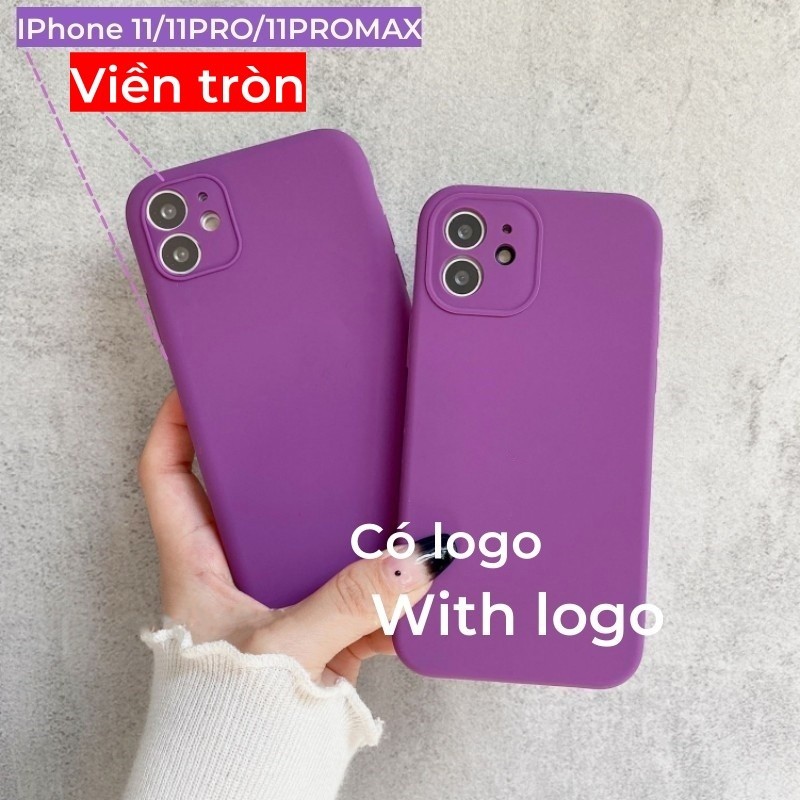 Vỏ silicon màu đỏ tinh khiết cho iPhone 17 / 16 / 15 / 14 / 13 / 12 / 11 / Pro max / Plus Bảo vệ vỏ chống rơi