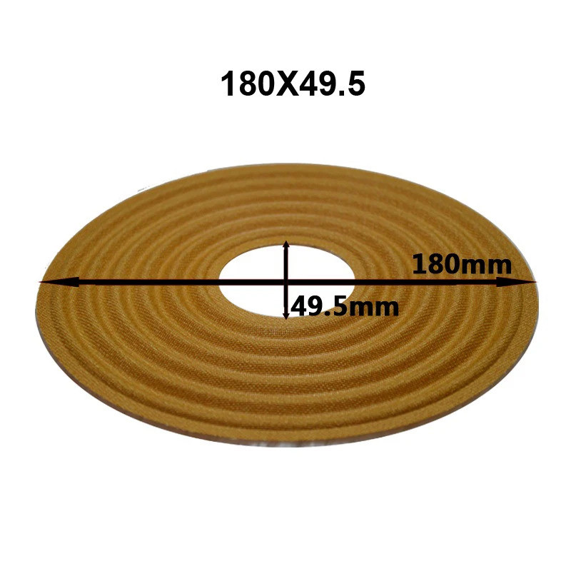 1 Cái 49.5 / 51.5 / 65.5 / 75.5 / 100mm Core OD180mm Đàn Hồi Sóng Loa Siêu Trầm Loa Bass Sửa Chữa Nhện Giảm Chấn