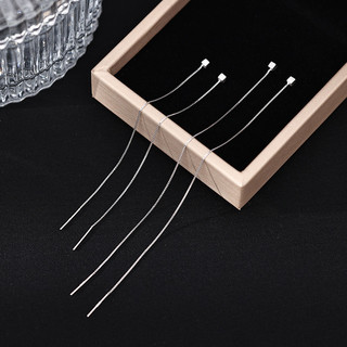 S925 Bạc Bông Tai Vuông Nữ Tua Rua Tính Khí Bông Tai Dài Đơn Giản Siêu Mịn Mặt Tròn Mỏng Hơn Nhìn Cao Cấp Bông Tai