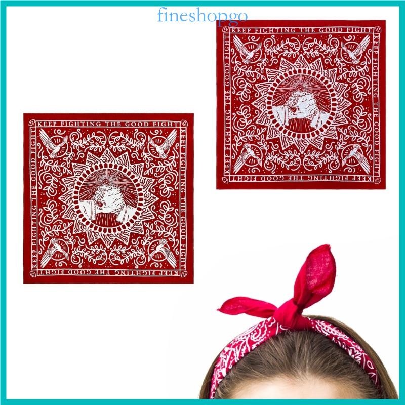 Tinh Tế Phong Cách Phương Tây Bandana Cho Người Lớn Thời Trang In Hình Sáng Tạo Hiphop Bandana Co Giãn Khăn Trùm Đầu Cho Sân Khấu Biểu Diễn