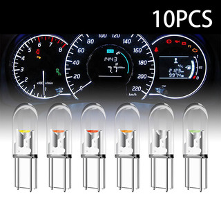 Diaper & CORED 10 Chiếc Mới T5 LED Siêu Sáng Cob Đèn Nêm Bảng Điều Khiển Đồng Hồ Đo Cảnh Báo Ô Tô Nhạc Cụ Cụm Đèn YTH