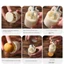 Khuôn Bánh Trung Thu Tròn ICUCKO, DIY 50g Khuôn Bánh Trung Thu, Lễ Hội Trung Thu Họa Tiết Sakura Tem Fondant Bánh Trang Trí Dụng Cụ Bấm Tay Khuôn