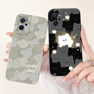 Dành Cho Vỏ Bảo Vệ Ống Kính Realme 9i Realme9i 4G RMX3941 Vỏ Điện Thoại Silicon Mềm Sơn Thời Trang