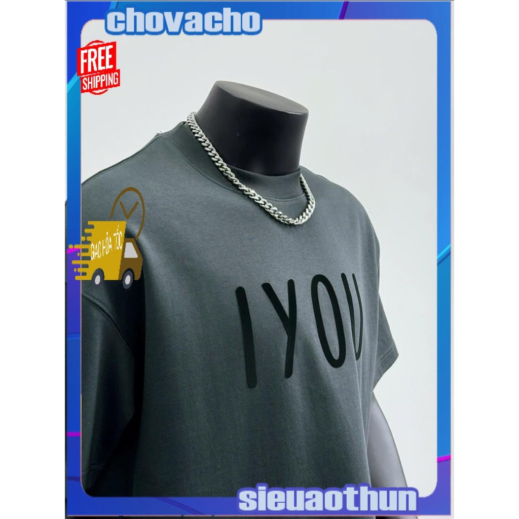 Áo thun Stee Cổ tròn IYOU Localbrand ICVCVNI Unisex Cotton