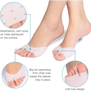 1 Cặp Silicon Ngón Chân Tay Bảo Vệ Chân Ba Lê Giày Cao Gót Hallux Valgus Gel Bảo Vệ Bảo Vệ Dụng Cụ Chăm Sóc Massge Pad Spa