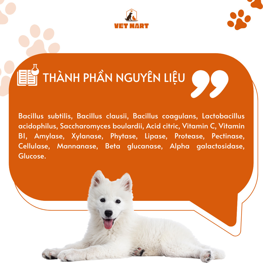 [GÓI 5G] Hỗ Trợ Tiêu Hóa Five-Prozyme 5way for pet Dành Cho Thú Cưng