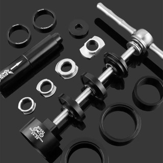 Dụng cụ tháo vòng bi GLKWC, Công cụ lắp đặt và tháo giá đỡ dưới bằng hợp kim nhôm di động, Trục loại bỏ bằng thép không gỉ có thể tái sử dụng bền bỉ