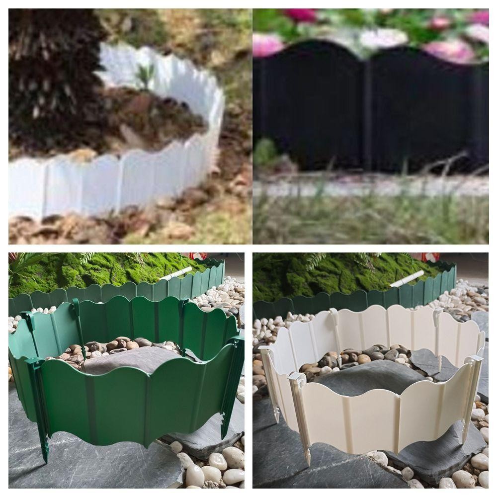 Biên giới viền cảnh quan CHEESELY, hàng rào trang trí cho cỏ, vườn, hoa; bảng DIY màu xanh lá