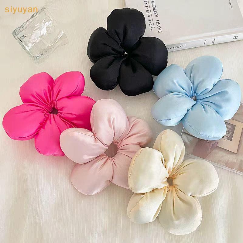 Siyuyan Sa Lớn 3D Hoa Tóc Dây Dành Cho Nữ Ngọt Ngào Bé Gái Mũ Lớn Intese Hairband Phụ Kiện Tóc Thời Trang VN