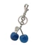 Exhila Portable Blue Cherry Móc chìa khóa Phụ kiện treo độc đáo cho chìa khóa và ba lô