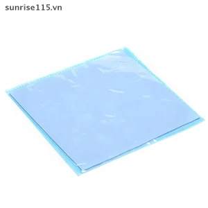Srvn 100mmx100mmx1mm Tản nhiệt màu xanh làm mát Tấm silicon không cắt dẫn nhiệt.
