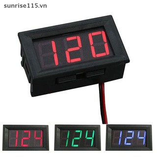 Vôn kế kỹ thuật số SSVN 2 dây 5V đến 120V Linh kiện hiển thị kỹ thuật số điện Đồng hồ đo xe điện Kết nối chống đảo ngược.