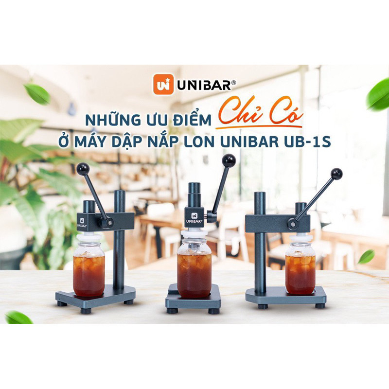 Máy dập nắp lon chuyên dụng Unibar UB-1S - sử dụng lon 350 - 500 ...