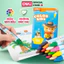 Bút sáp màu Colorkids Deli - Hộp màu sáp học sinh 10 màu, tăng kích thước bút, không độc hại, tô màu cho bé