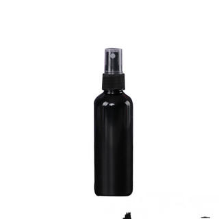50ml 100ml ml chai xịt nhỏ chống ánh sáng màu đen cồn phụ chai xịt sương mịn chai xịt nhựa chai xịt