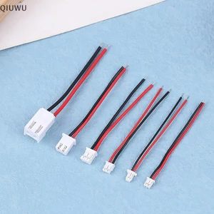 QIUWU 10 Cái Nhỏ JST 1.0 / 1.25 / 1.5 / 2.0 / 2.54 / 3.96mm PH 2.0mm XH 2.54mm 2 Pin Nam Nữ Cắm Jack Kết Nối Dây Cáp.