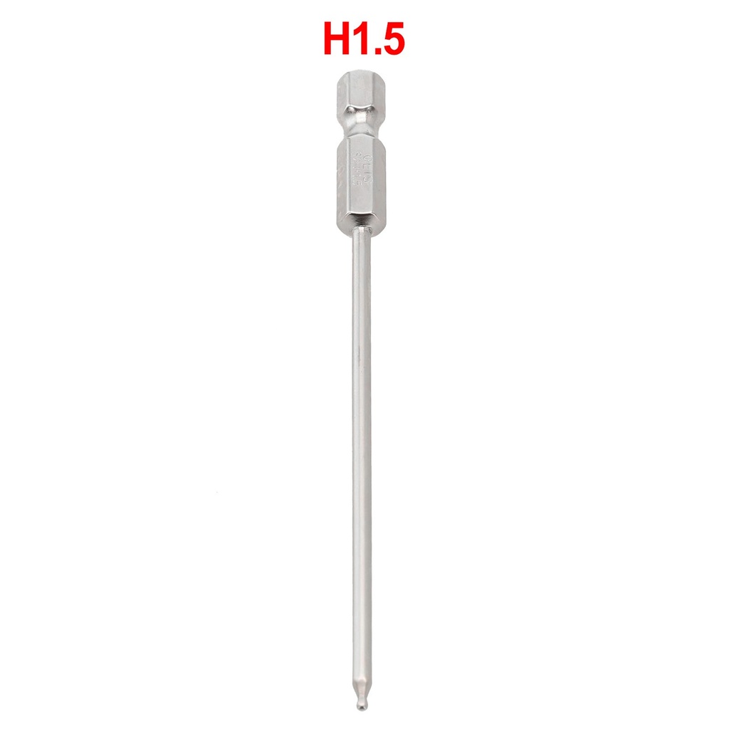Bit tuốc nơ vít Trình điều khiển Bit Nam châm Thép hợp kim mét Độ chính xác cao 100mm