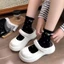 Tất ruffle chấm bi thoáng khí dành cho bé gái