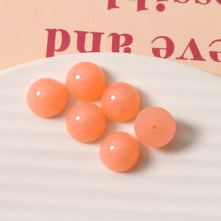 14mm Hàn Quốc Phù Hợp Với Thạch Nửa Lỗ Nửa Chân Tự Làm Nhựa Phụ Kiện Bông Tai Kẹp Tóc Vỏ Điện Thoại Chất Liệu Wholesal