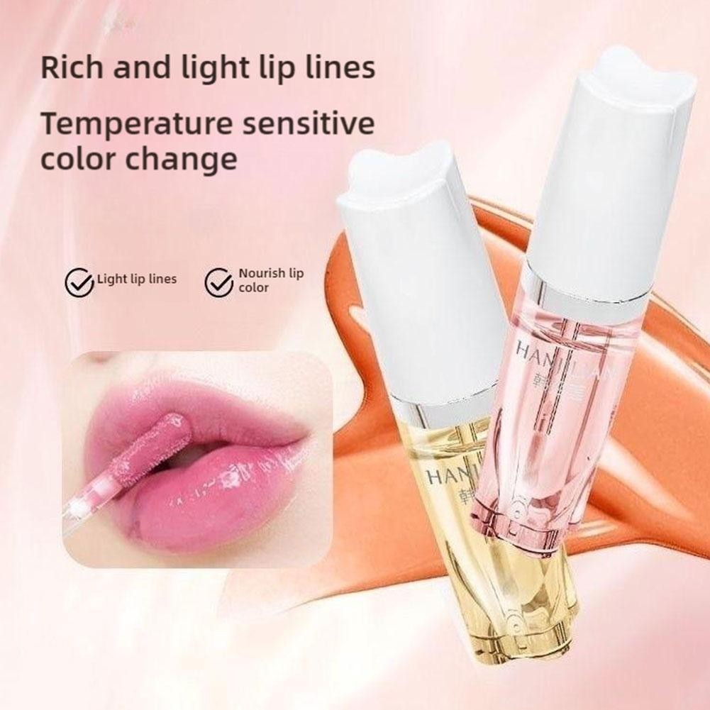 Cảm Giác Ấm Áp Đổi Màu Son Môi Chống Khô Nứt Mặt nạ Son Dưỡng Môi Hydrating Lip Lines E5O9