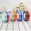 Ruy băng lụa vải satin 1cm làm hoa, nơ, gói quà trang trí giáng sinh cuộn FE123