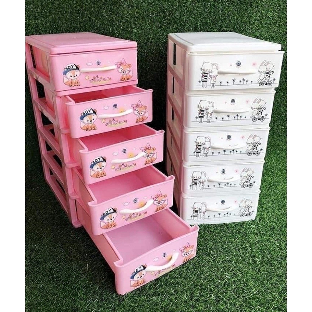 Tủ Nhựa Mini Để Bàn Việt Nhật. Tủ Hoa Bé 3T 4T 5T Nhỏ Gọn Đụng Thuốc, Mỹ Phẩm, Đồ Dùng Học tập.