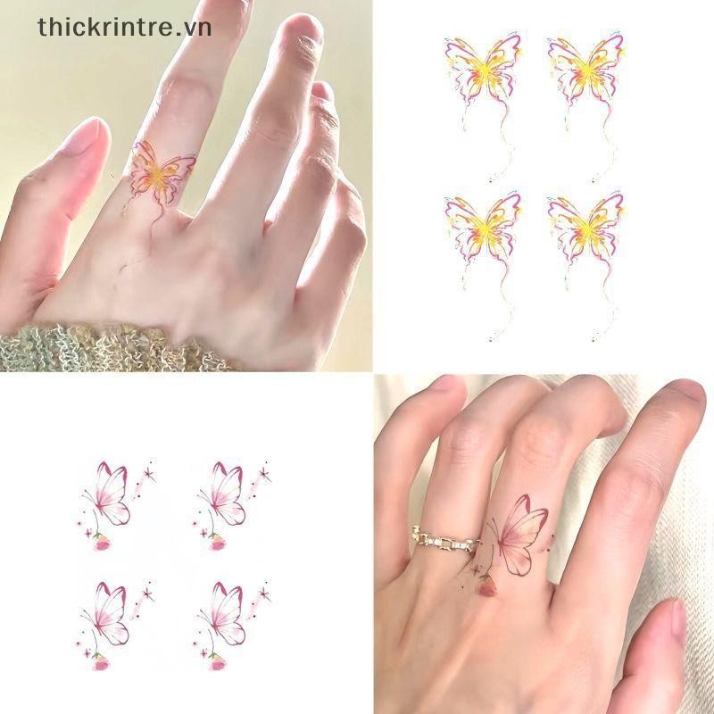 THI 15 Tờ Long Lanh Dreamy Chống Thấm Nước Tạm Thời Hình Xăm Lâu Dài Chống Thấm Nước Thực Tế Giả Hình Xăm Ngón Tay Dán VN