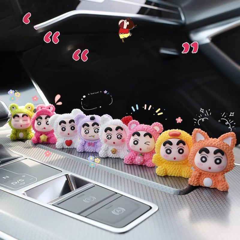 9 Chiếc Crayon Shin chan Nhân Vật Hành Động Búp Bê Đồ Trang Trí Nội Thất Ô Tô Điều Khiển Trung Tâm Đồ Trang Trí Để Bàn Trang Trí