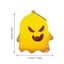 QARY 6 Móc Khóa Ma Dạ Quang, Treo Mặt Dây Chuyền Ma Halloween, Kawaii Dạ Quang LED Đảng Ma Đèn Trang Trí Điện Thoại