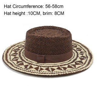 Mũ Cao Bồi Cổ Điển Làm Từ Rơm, Vành Rộng, Phù Hợp Cho Cả Nam và Nữ với Style Retro và Câu Cá