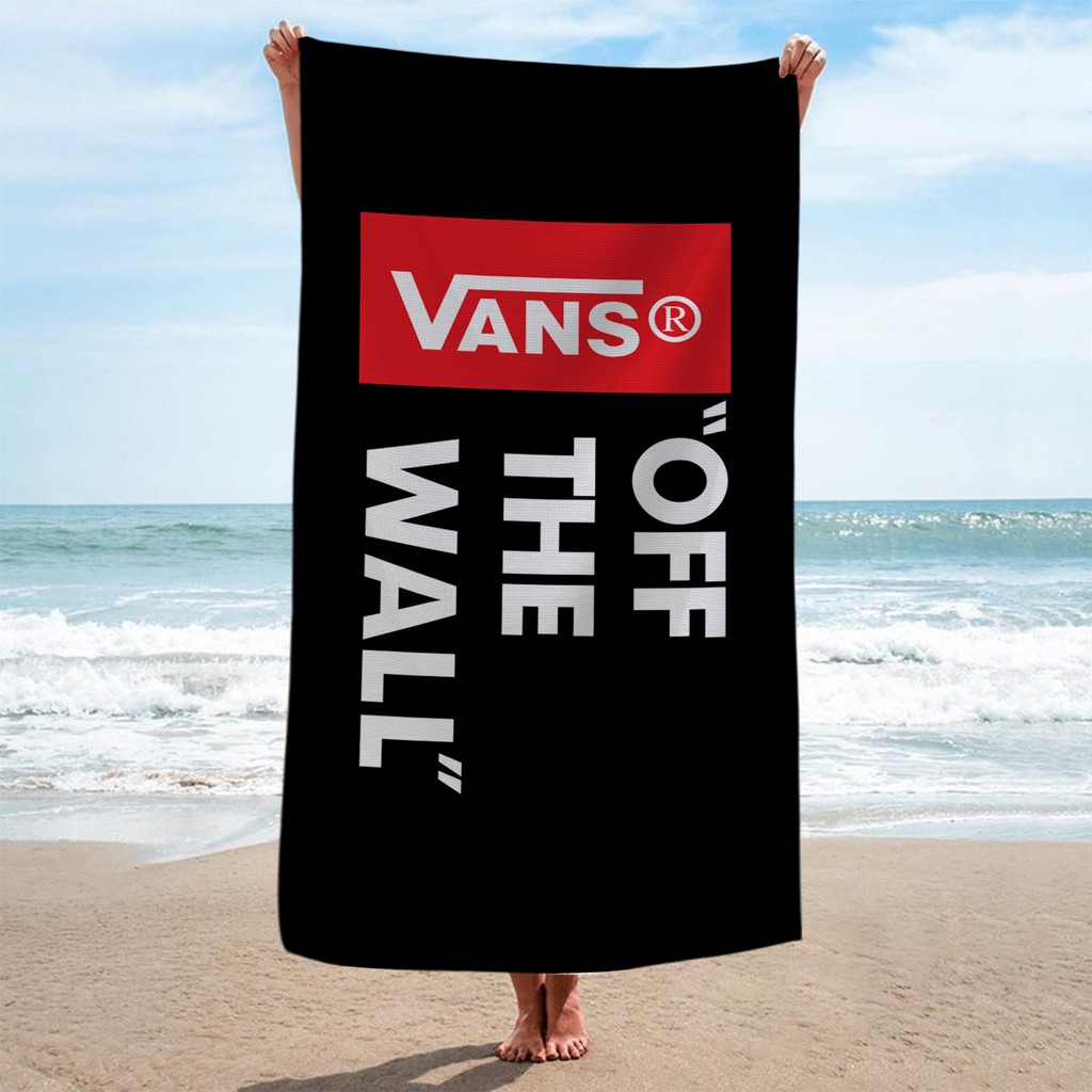 Giày Art Vans Logo Khăn tắm vách ngăn, Khăn tắm bể bơi đi biển, Quà tặng kỷ niệm sinh nhật