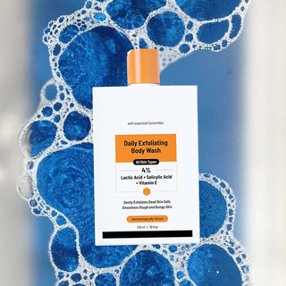Exfoliating Body Wash Exfoliating for Dry Rough Bumpy Strawberry Skin 236ml