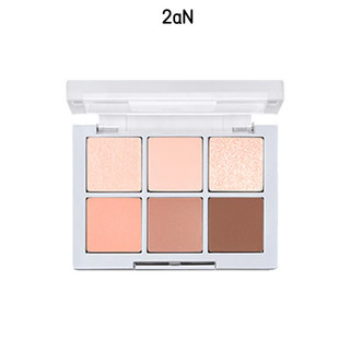 Bảng phấn mắt 2aN Độ bão hòa thấp Bột ngọc trai Màu đất nâu Hàng ngày Bột đa năng Tinh tế Màu sắc tự nhiên Bảng phấn mắt