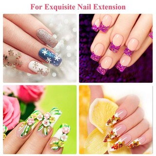 [Còn hàng] OAKANDME 50 Cái Nối dài móng tay bằng sợi thủy tinh bằng lụa, Bọc móng tay Acrylic, Gel UV Giấy sợi thủy tinh không dệt 8x4cm kiểu Pháp
