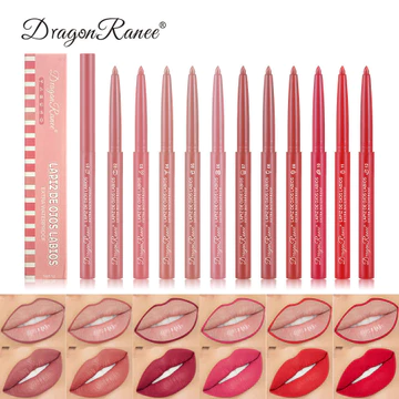 Son Môi Bút Màu Nâu Đậm Đỏ Chống Thấm Nước Lâu Dài Lip Liner Nữ Móc Lót Matte Lipstick Matte Beginner Velvet Female Lipstick Pen Bean Paste Rose Automatic Lip Liner Lip Liner Chống Thấm Nước Matte Bea