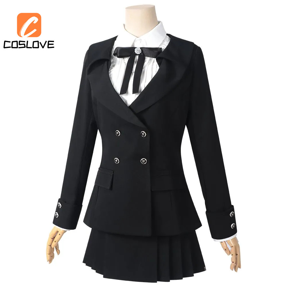 Anime Trò Chơi Tình Yêu và Deepspace MC - Trang Phục Cosplay Đen Suit Trọn Bộ dành cho Phụ Nữ