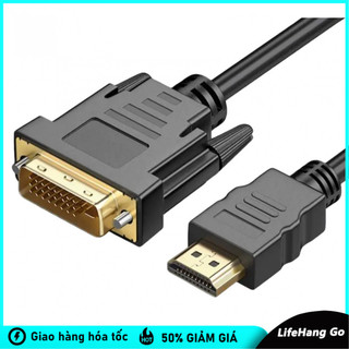 Cáp Chuyển HDMI to DVI 1.5m – Loại Tốt, Hàng Chính Hãng, DVI 24+1 Chất Lượng Cao
