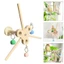 Chuông xoay hàng đầu Cối xay gió Đồ chơi vẹt với thiết kế nhai an toàn Trang trí xoay đầy màu sắc cho hoạt động của chim