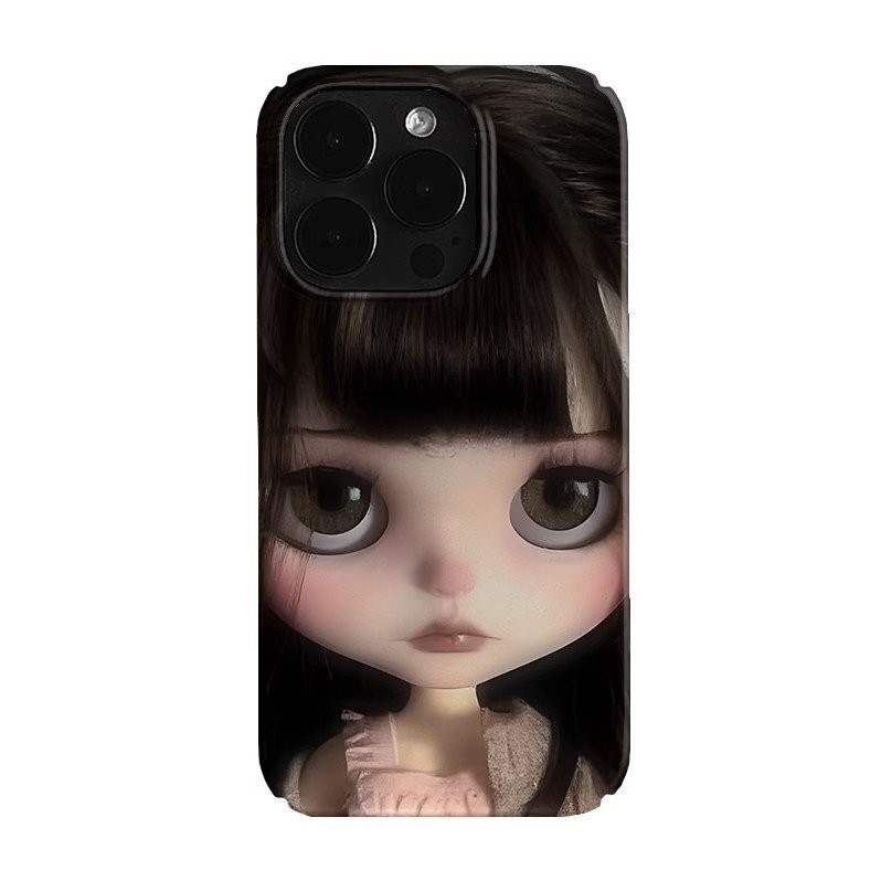Ốp điện thoại hình búp bê bé gái dễ thương Thích hợp cho IPhone 16 15 14 13 ProMax 11 12 PRO 7 8 plus X XS XR XSMAX 14 15 16 PLUS Phim phong cách Nhật Bản cá tính EIDT