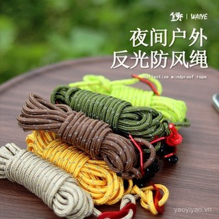 Dây phản quang có tầm nhìn cao 4mm × 4M – Dây gió an toàn ban đêm để cắm trại chống bão