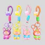 Móc khóa hình thỏ dễ thương dùng móc chìa khóa xe treo túi sách balo học sinh phụ kiện cute ấn tượng
