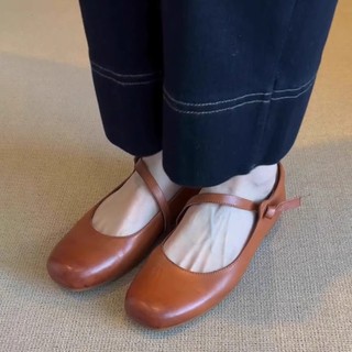 Giày ba lê miệng nông đơn giản