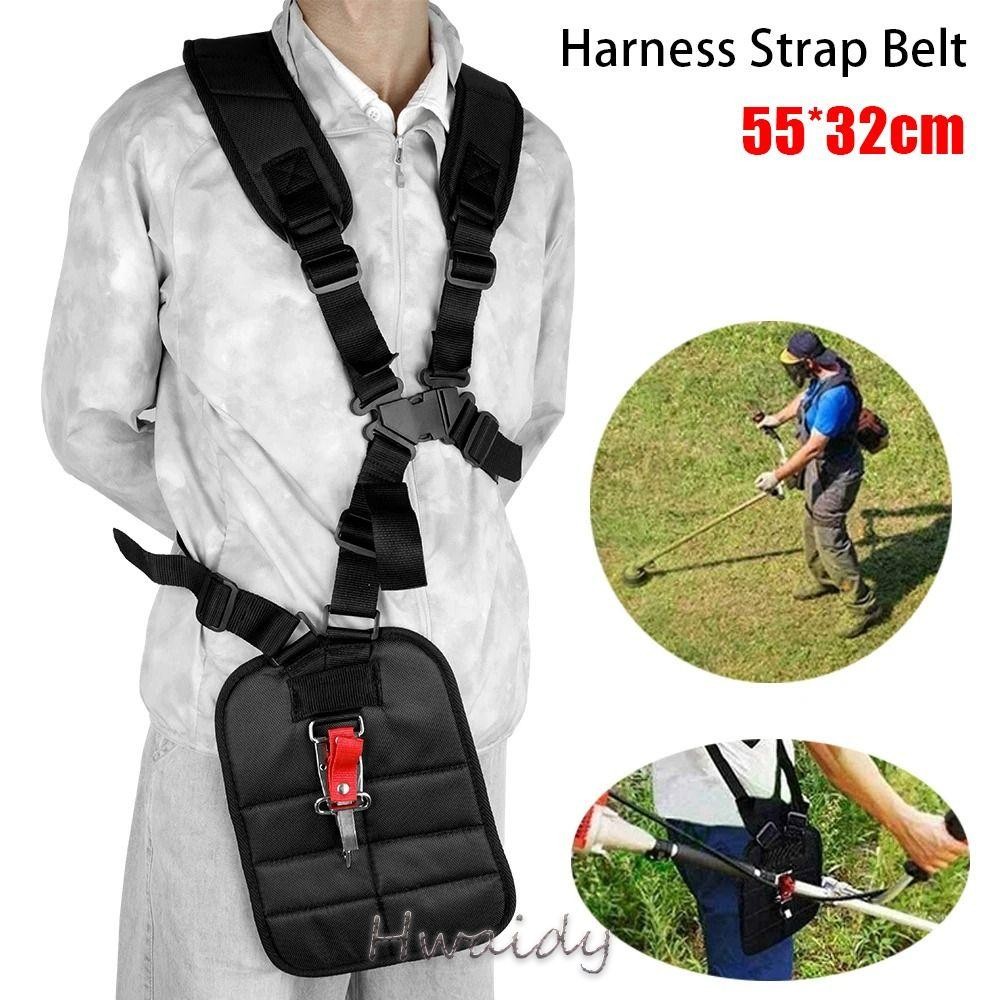HWAIDY 1 Dây Đeo Vai Đôi Máy Cắt Cỏ Có Thể Điều Chỉnh, Đa Năng Cho Máy Cắt Bàn Chải Whipper Tông Đơ Đen